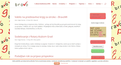 Desktop Screenshot of drustvo-bravo.si